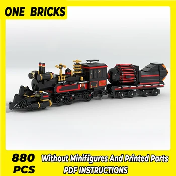 Technical Moc Bricks Модел Завръщане в бъдещето Време влак модулни строителни блокове подаръци играчки за деца DIY комплекти сглобяване