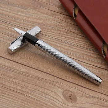 ChouXiongLuWei Неръждаема стомана сребро метал офис Звезди RollerBall Pen