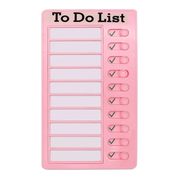 Chores Checklist Board Portable RV Checklist Board Practical Adjustable Removable Elder Care Checklist Board
