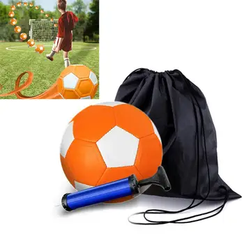  Въртяща се футболна топка Ева футболна топка с помпа за деца Състезание за игри на открито Ярък цвят Устойчив на надраскване износоустойчив футбол