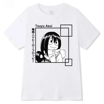 My Hero Academia Tshirt Women Cartoon Tsuyu Asui Froppy Graphic Tee Funny Anime Boku No Hero Academia TShirt Tops for Women Tee